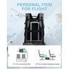 image:imageBAGSMART 37L Compression Travel Backpack Expandable Carry On Backpack with Packing Cubes Water Resistant Weekender Backpack Fits 17 Inch laptop Luggage Daypack with Shoe Bag GreyGrey