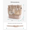 image:imageBAGSMART Beach Bag for Women Mesh Tote Bags with Zipper Sandproof Vacation Essentials with Cooler for Swim Cruise PoolGreen