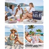 image:imageBAGSMART Beach Bag for Women Mesh Tote Bags with Zipper Sandproof Vacation Essentials with Cooler for Swim Cruise PoolRainbow
