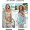 image:imageBAGSMART Beach Bag for Women Mesh Tote Bags with Zipper Sandproof Vacation Essentials with Cooler for Swim Cruise PoolSky Blue