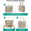 image:imageBAGSMART Beach Bag for Women Waterresistant Rubber Tote Bag Sandproof Vacation Essentials for Summer Swim Cruise PoolSea Glass Sage