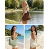 image:imageBAGSMART Beach Bags for Women Beach Tote Bag Beach Bag with Zipper Travel Tote Bag for Women Sandproof Swim Pool Bag  Packable Beach BagBaby Pink