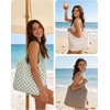 image:imageBAGSMART Beach Bags for Women Beach Tote Bag Beach Bag with Zipper Travel Tote Bag for Women Sandproof Swim Pool Bag  Packable Beach BagBaby Pink