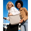 image:imageBAGSMART Beach Bags for Women Beach Tote Bag Beach Bag with Zipper Travel Tote Bag for Women Sandproof Swim Pool Bag  Packable Beach BagCamel