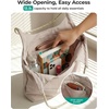 image:imageBAGSMART Beach Bags for Women Beach Tote Bag Beach Bag with Zipper Travel Tote Bag for Women Sandproof Swim Pool Bag  Packable Beach BagSpotted Pattern