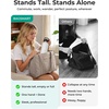 image:imageBAGSMART Boxy Tote Bag for Women Crossbody Bag with Zipper Crush Bow Purses for Travel Work CollegeChocolate