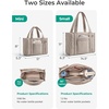 image:imageBAGSMART Boxy Tote Bag for Women Crossbody Bag with Zipper Crush Bow Purses for Travel Work CollegeSage