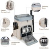 image:imageBAGSMART Camera Backpack DSLR Camera Bag Backpacks for Photographers Waterproof AntiTheft Photography Backpack with 15 Inch Laptop Compartment amp Tripod Holder Ivory WhiteAivory Whitesingle Buckle
