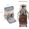 image:imageBAGSMART Camera Backpack DSLR Camera Bag Waterproof Camera Bag Backpack for Photographers Fit up to 15 Laptop with Rain Cover and Tripod Holder Ivory WhiteFivory Whitedouble Buckle
