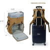 image:imageBAGSMART Camera Backpack DSLR Camera Bag Waterproof Camera Bag Backpack for Photographers Fit up to 15 Laptop with Rain Cover and Tripod Holder Ivory WhiteGkhakidouble Buckle