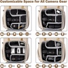 image:imageBAGSMART Camera Backpack DSLR Camera Bag Waterproof Camera Bag Backpack for Photographers Fit up to 15 Laptop with Rain Cover and Tripod Holder Ivory WhiteFivory Whitedouble Buckle