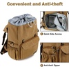 image:imageBAGSMART Camera Backpack DSLR Camera Bag Waterproof Camera Bag Backpack for Photographers Fit up to 15 Laptop with Rain Cover and Tripod Holder Ivory WhiteGkhakidouble Buckle