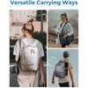 image:imageBAGSMART Camera Backpack DSLR SLR Small Camera Bags for Photographers Compatible for Sony Canon Nikon Shoulder Strap 2in1 Travel Backpack Fits 129 iPad GrayCamel