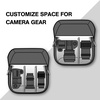 image:imageBAGSMART Camera Bag SLR DSLR Canvas Crossbody Camera Case Compact Camera Shoulder Bag with Rain Cover for Women and Men Khaki01Black