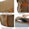 image:imageBAGSMART Camera Bag SLR DSLR Canvas Crossbody Camera Case Compact Camera Shoulder Bag with Rain Cover for Women and Men Khaki02Kahki