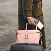 image:imageBAGSMART Camera Bag SLR DSLR Canvas Crossbody Camera Case Compact Camera Shoulder Bag with Rain Cover for Women and Men Khaki04Light Pink