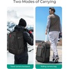image:imageBAGSMART Camera Bag for Photographers Professional Camera Bag Fits up to 156 Laptop DSLRDronesTripod Camera Case with Rain Cover BlackBlack