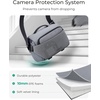 image:imageBAGSMART Camera Sling Bag Small Camera Bags for Photographers with Tripod Holder Waterproof DSLRSLRMirrorless Camera Bags Crossbody with Rain Cover Compatible with Canon Sony Nikon BeigeBeige