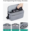 image:imageBAGSMART Camera Sling Bag Small Camera Bags for Photographers with Tripod Holder Waterproof DSLRSLRMirrorless Camera Bags Crossbody with Rain Cover Compatible with Canon Sony Nikon BeigeGray