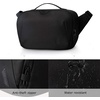 image:imageBAGSMART Canvas Camera Bag Waterresistant AntiTheft Women Men Black  SLR DSLR Camera Case Vintage Padded Camera Shoulder BagBlack