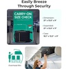 image:imageBAGSMART Carry On Luggage 20 InchSoftside Expandable Suitcase with Spinner Wheels Luggage 22x14x9 Airline Approved Rolling Lightweight Suitcases for Women Men Compact CarryOn BlackBlack