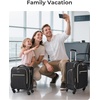 image:imageBAGSMART Carry On Luggage 20 InchSoftside Expandable Suitcase with Spinner Wheels Luggage 22x14x9 Airline Approved Rolling Lightweight Suitcases for Women Men Compact CarryOn BlackBlack