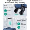 image:imageBAGSMART Carry On Luggage 20 InchSoftside Expandable Suitcase with Spinner Wheels Luggage 22x14x9 Airline Approved Rolling Lightweight Suitcases for Women Men Compact CarryOn BlackUnderseatDark Blue