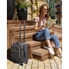 image:imageBAGSMART Carry On Luggage 20 InchSoftside Expandable Suitcase with Spinner Wheels Luggage 22x14x9 Airline Approved Rolling Lightweight Suitcases for Women Men Compact CarryOn BlackUnderseatGrey