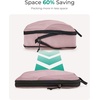 image:imageBAGSMART Compression Packing Cubes 6 Set4 Set2 Set Travel Packing Cubes for Carry on Suitcases Compression Suitcase Organizers Bag Set amp Travel Cubes for Luggage Lightweight Packing OrganizersMist Purple