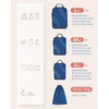 image:imageBAGSMART Compression Packing Cubes 6 Set4 Set2 Set Travel Packing Cubes for Carry on Suitcases Compression Suitcase Organizers Bag Set amp Travel Cubes for Luggage Lightweight Packing Organizers07Classic Blue