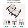 image:imageBAGSMART Compression Packing Cubes 6 Set4 Set2 Set Travel Packing Cubes for Carry on Suitcases Compression Suitcase Organizers Bag Set amp Travel Cubes for Luggage Lightweight Packing Organizers14 SetBlack