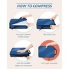 image:imageBAGSMART Compression Packing Cubes 6 Set4 Set2 Set Travel Packing Cubes for Carry on Suitcases Compression Suitcase Organizers Bag Set amp Travel Cubes for Luggage Lightweight Packing Organizers07Classic Blue