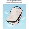 image:imageBAGSMART Compression Packing Cubes 6 Set4 Set2 Set Travel Packing Cubes for Carry on Suitcases Compression Suitcase Organizers Bag Set amp Travel Cubes for Luggage Lightweight Packing Organizers02White Opal