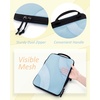 image:imageBAGSMART Compression Packing Cubes 6 Set4 Set2 Set Travel Packing Cubes for Carry on Suitcases Compression Suitcase Organizers Bag Set amp Travel Cubes for Luggage Lightweight Packing OrganizersSky Blue