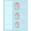image:imageBAGSMART Compression Packing Cubes 6 Set4 Set2 Set Travel Packing Cubes for Carry on Suitcases Compression Suitcase Organizers Bag Set amp Travel Cubes for Luggage Lightweight Packing OrganizersBaby Pink