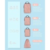 image:imageBAGSMART Compression Packing Cubes 6 Set4 Set2 Set Travel Packing Cubes for Carry on Suitcases Compression Suitcase Organizers Bag Set amp Travel Cubes for Luggage Lightweight Packing Organizers06Dusty Pink