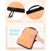 image:imageBAGSMART Compression Packing Cubes 6 Set4 Set2 Set Travel Packing Cubes for Carry on Suitcases Compression Suitcase Organizers Bag Set amp Travel Cubes for Luggage Lightweight Packing OrganizersSunset Orange