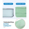 image:imageBAGSMART Compression Packing Cubes for Travel 6 Set Luggage Organizer Bags  Fits 202428in CarryOn Suitcases Compressible Bags Streamline Cruise Travel Essentials Sturdy Handles Machine WashableKohlrabi Green