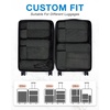 image:imageBAGSMART Compression Packing Cubes for Travel 6 Set Luggage Organizer Bags  Fits 202428in CarryOn Suitcases Compressible Bags Streamline Cruise Travel Essentials Sturdy Handles Machine Washable04Black