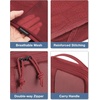 image:imageBAGSMART Compression Packing Cubes for Travel 6 Set Luggage Organizer Bags  Fits 202428in CarryOn Suitcases Compressible Bags Streamline Cruise Travel Essentials Sturdy Handles Machine WashableViva Magenta