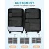 image:imageBAGSMART Compression Packing Cubes for Travel 6 Set Luggage Organizer Bags  Fits 202428in CarryOn Suitcases Compressible Bags Streamline Cruise Travel Essentials Sturdy Handles Machine WashableGrey