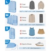 image:imageBAGSMART Compression Packing Cubes for Travel 6 Set Luggage Organizer Bags  Fits 202428in CarryOn Suitcases Compressible Bags Streamline Cruise Travel Essentials Sturdy Handles Machine WashableSky Blue