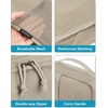 image:imageBAGSMART Compression Packing Cubes for Travel 6 Set Luggage Organizer Bags  Fits 202428in CarryOn Suitcases Compressible Bags Streamline Cruise Travel Essentials Sturdy Handles Machine Washable02Khaki