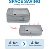 image:imageBAGSMART Compression Packing Cubes for Travel 6 Set Luggage Organizer Bags  Fits 202428in CarryOn Suitcases Compressible Bags Streamline Cruise Travel Essentials Sturdy Handles Machine Washable01Grey