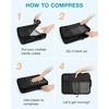 image:imageBAGSMART Compression Packing Cubes for Travel 6 Set Luggage Organizer Bags  Fits 202428in CarryOn Suitcases Compressible Bags Streamline Cruise Travel Essentials Sturdy Handles Machine WashableBlack