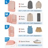 image:imageBAGSMART Compression Packing Cubes for Travel 6 Set Luggage Organizer Bags  Fits 202428in CarryOn Suitcases Compressible Bags Streamline Cruise Travel Essentials Sturdy Handles Machine WashableOrange