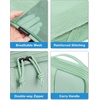 image:imageBAGSMART Compression Packing Cubes for Travel 6 Set Luggage Organizer Bags  Fits 202428in CarryOn Suitcases Compressible Bags Streamline Cruise Travel Essentials Sturdy Handles Machine WashableKohlrabi Green