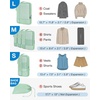 image:imageBAGSMART Compression Packing Cubes for Travel 6 Set Luggage Organizer Bags  Fits 202428in CarryOn Suitcases Compressible Bags Streamline Cruise Travel Essentials Sturdy Handles Machine WashableKohlrabi Green
