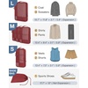 image:imageBAGSMART Compression Packing Cubes for Travel 6 Set Luggage Organizer Bags  Fits 202428in CarryOn Suitcases Compressible Bags Streamline Cruise Travel Essentials Sturdy Handles Machine WashableViva Magenta