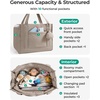 image:imageBAGSMART Diaper Bag Tote Puffer Hospital Bag for Labor Delivery with Pacifier Case Lightweight Baby Bag for Travel WorkDark Pink